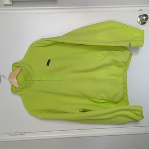 Thisisneverthat XL polartec fleece button up pullover